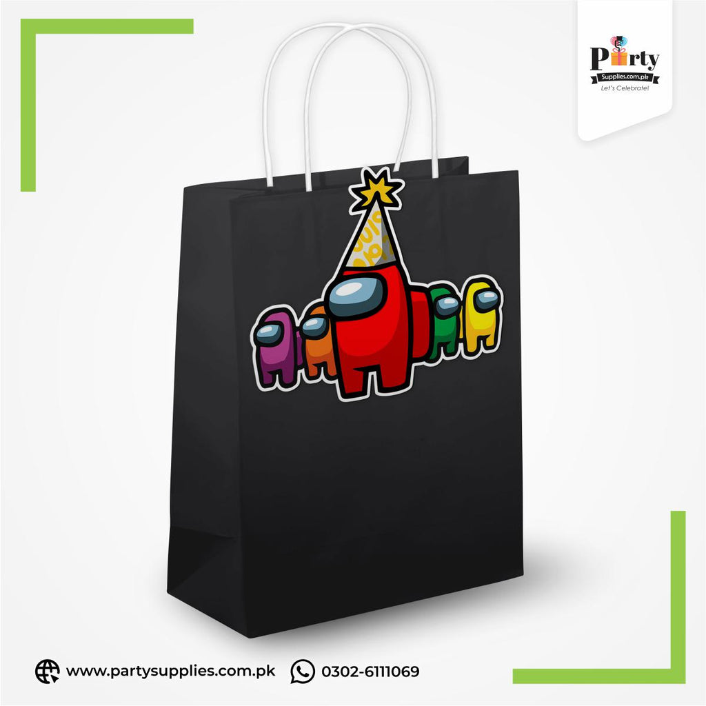 Among Us Theme Goody Bags | Birthday Party Favor Bags