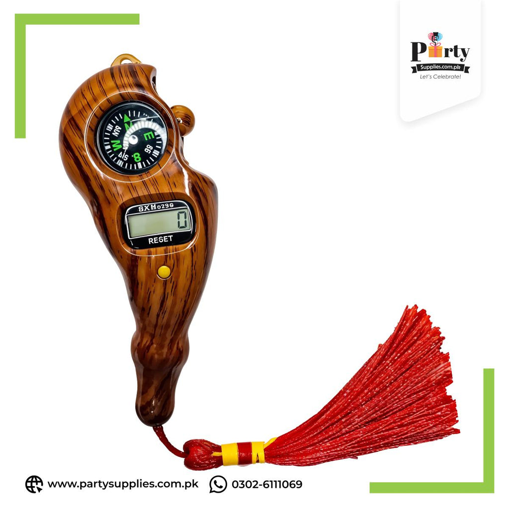 Digital Tasbeeh Counter with LED Display and Compass
