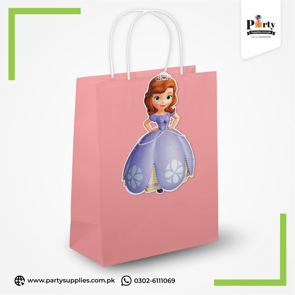 Sofia Theme Goody Bags | Birthday Party Favor Bags