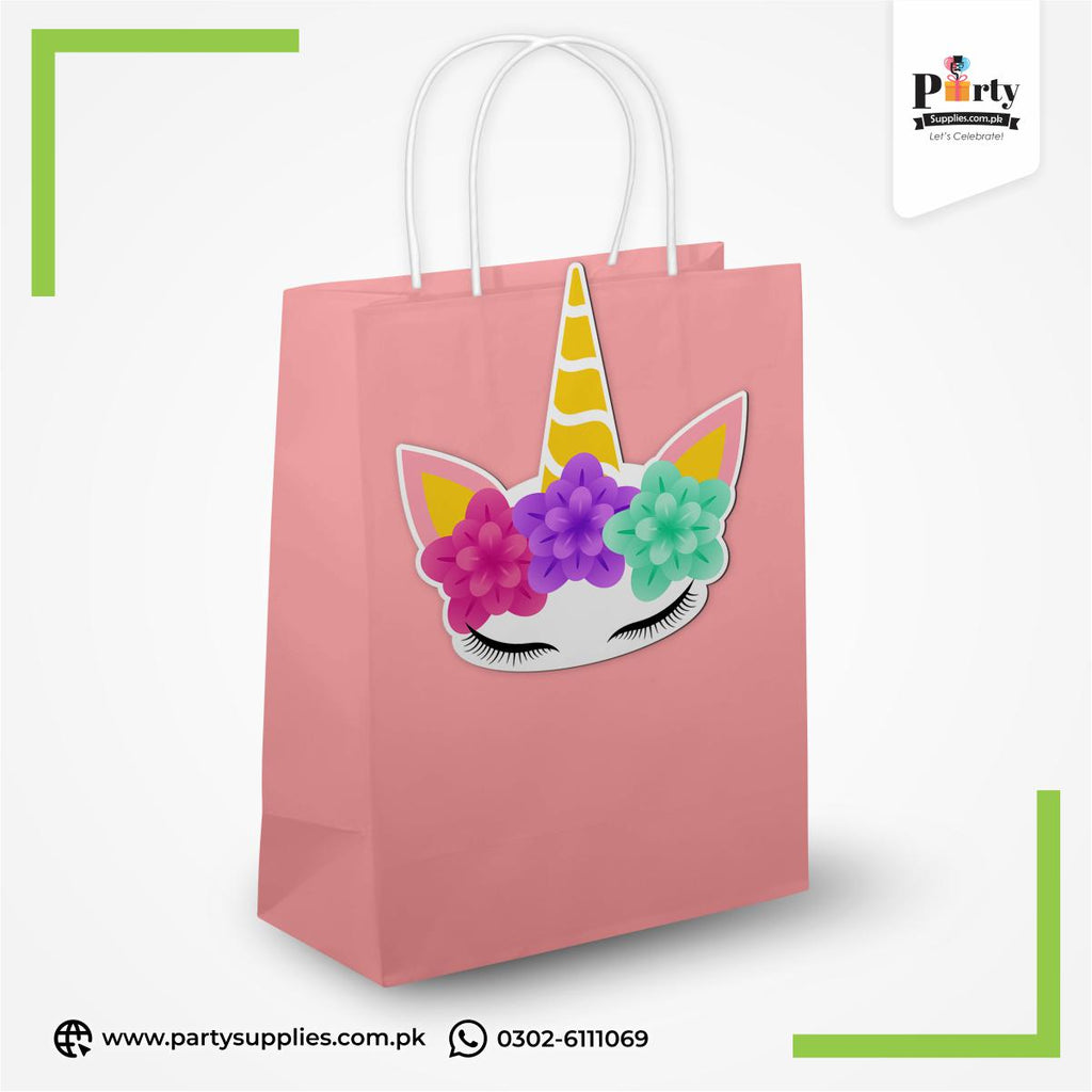 Unicorn  Theme Goody Bags | Birthday Party Favor Bags