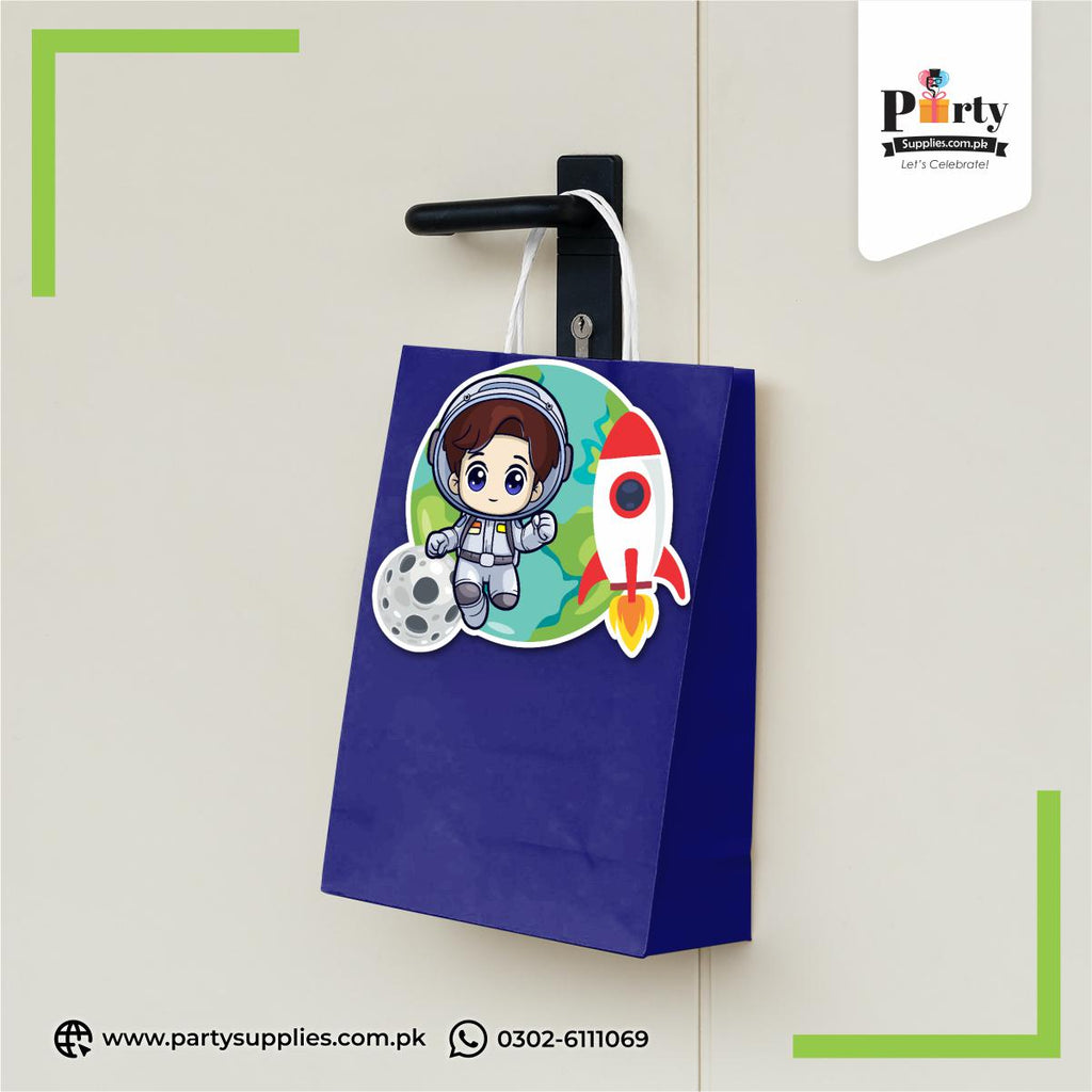 Outerspace Theme Goody Bags | Birthday Party Favor Bags 6 pcs Pack