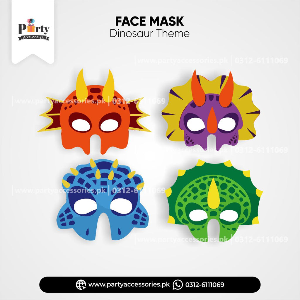 dinosaur theme party eye mask
