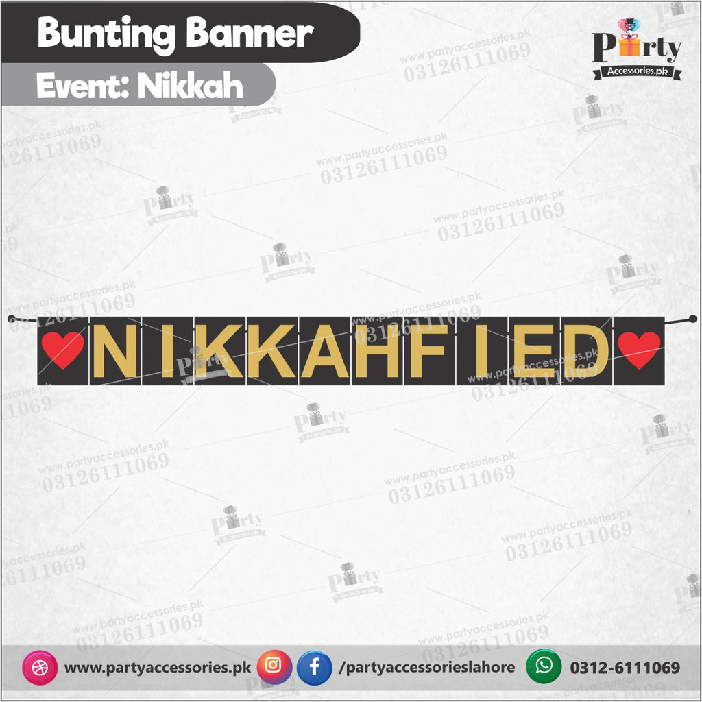 NIKKAHFIED BUNTING BANNER