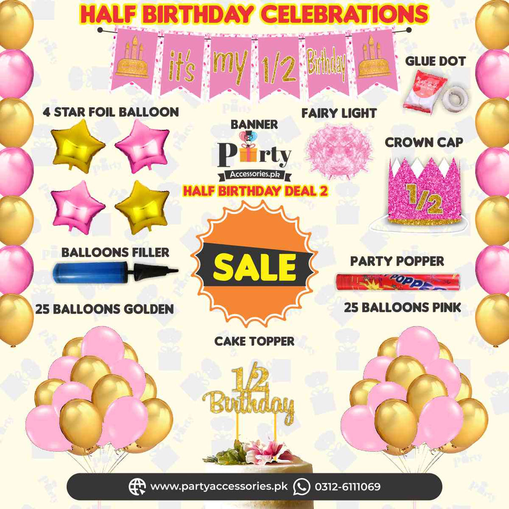 Half Birthday Package deal 2