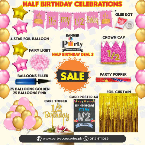 Half Birthday Package deal 3