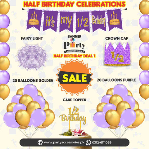 Half Birthday Package deal 1