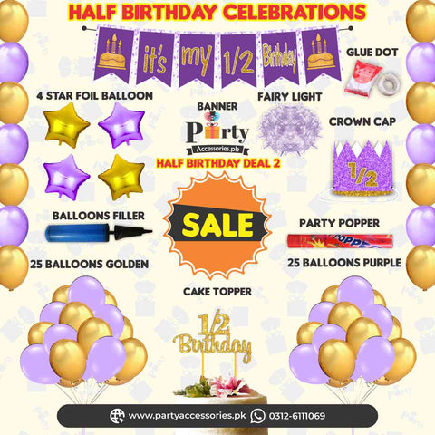 Half Birthday Package deal 2