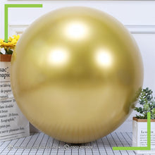 Golden Color 25-Inch Jumbo Chrome Balloons