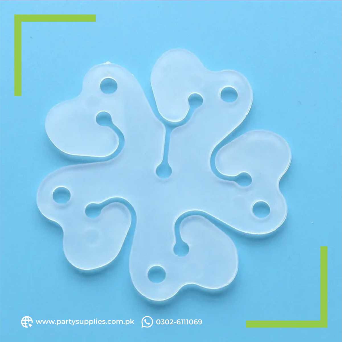 Flower Shape Balloon Clips