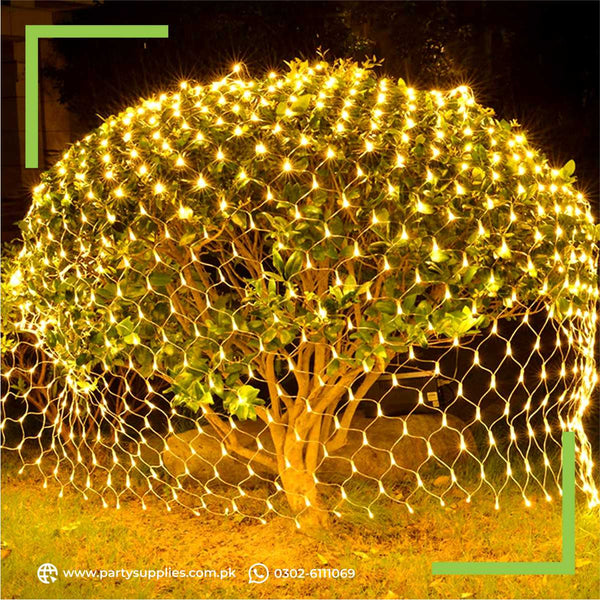 fairy lights honeycomb net