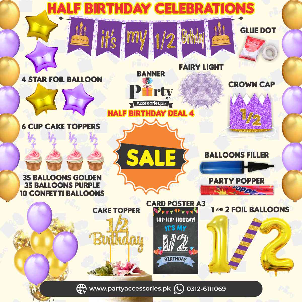 Half Birthday Package deal 4 Premium