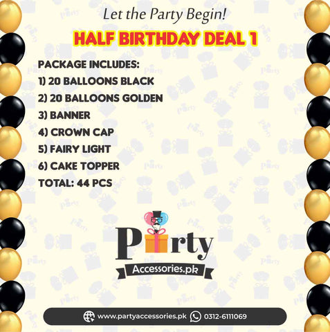 Half Birthday Package deal 1