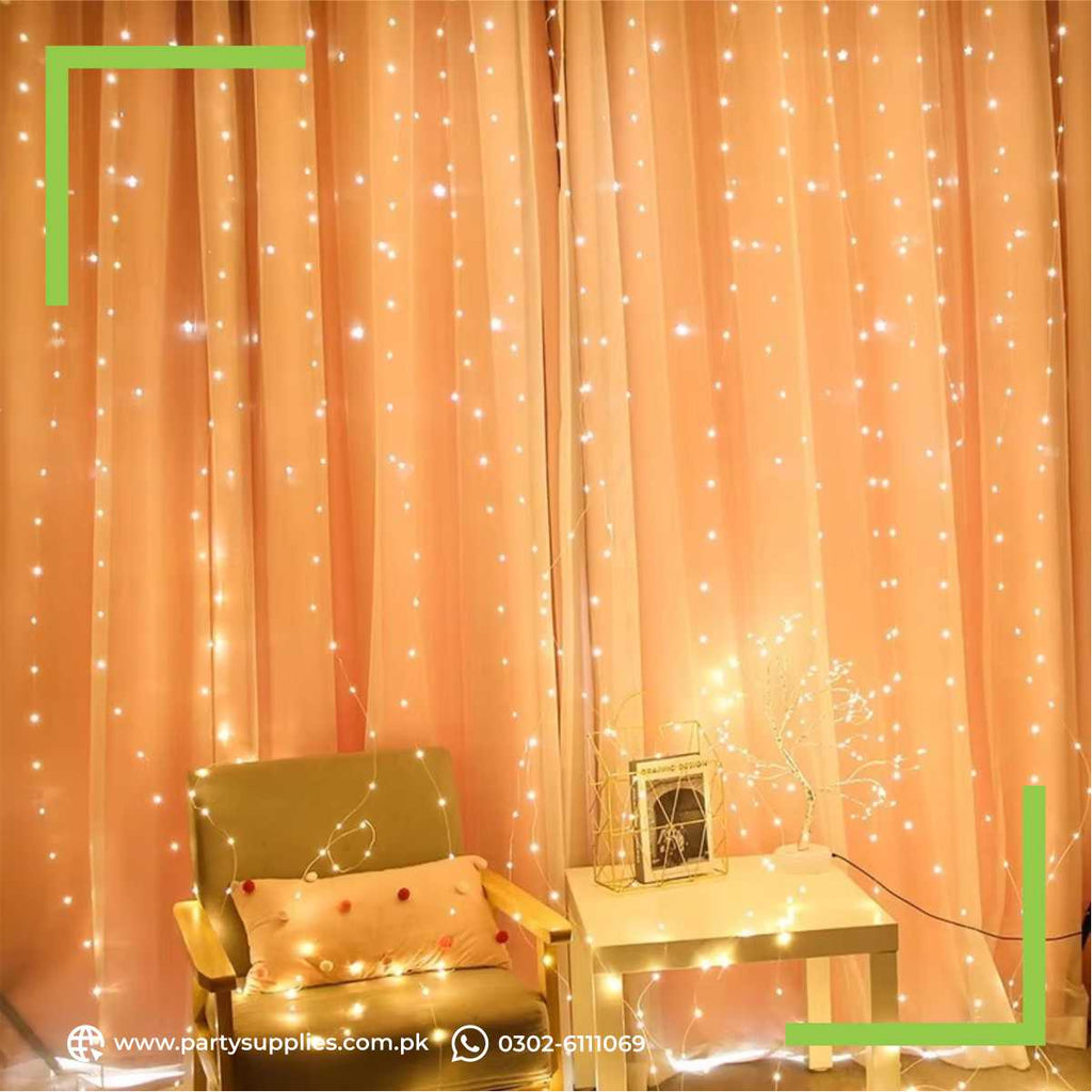 led fairy lights curtain decoration