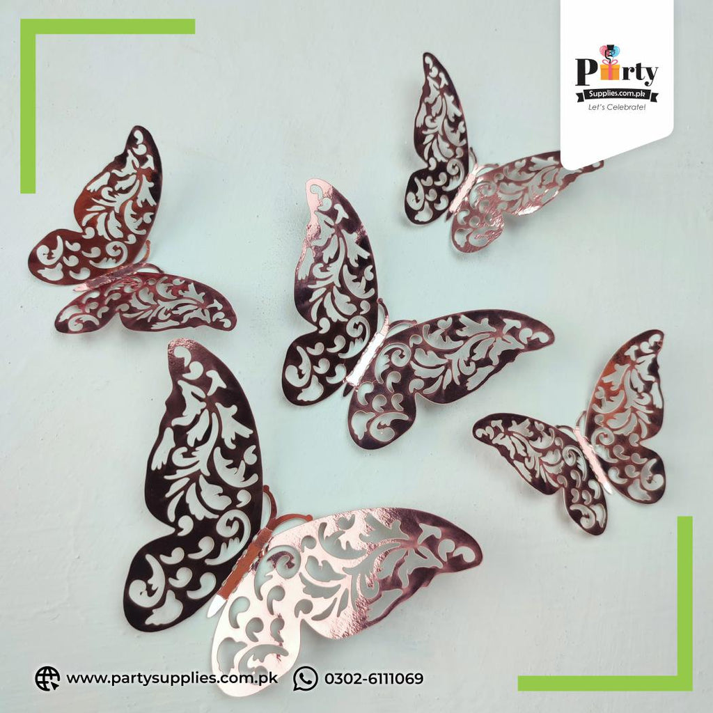 3D Butterfly Cutouts - Elegant Decorations for Parties and Home Décor