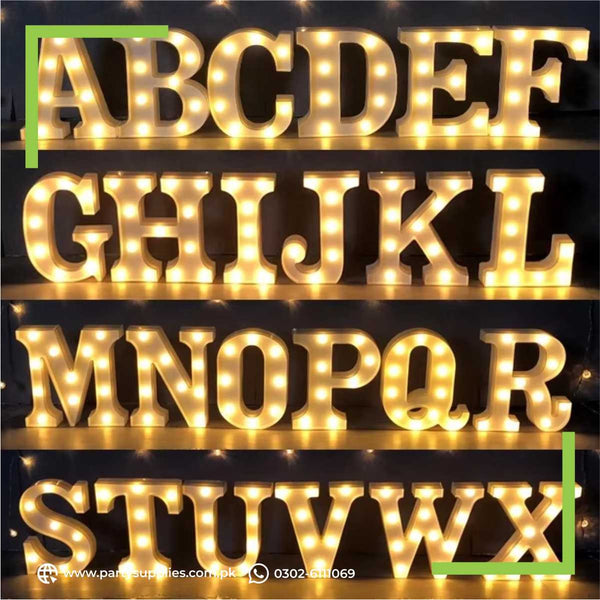 led light up letters