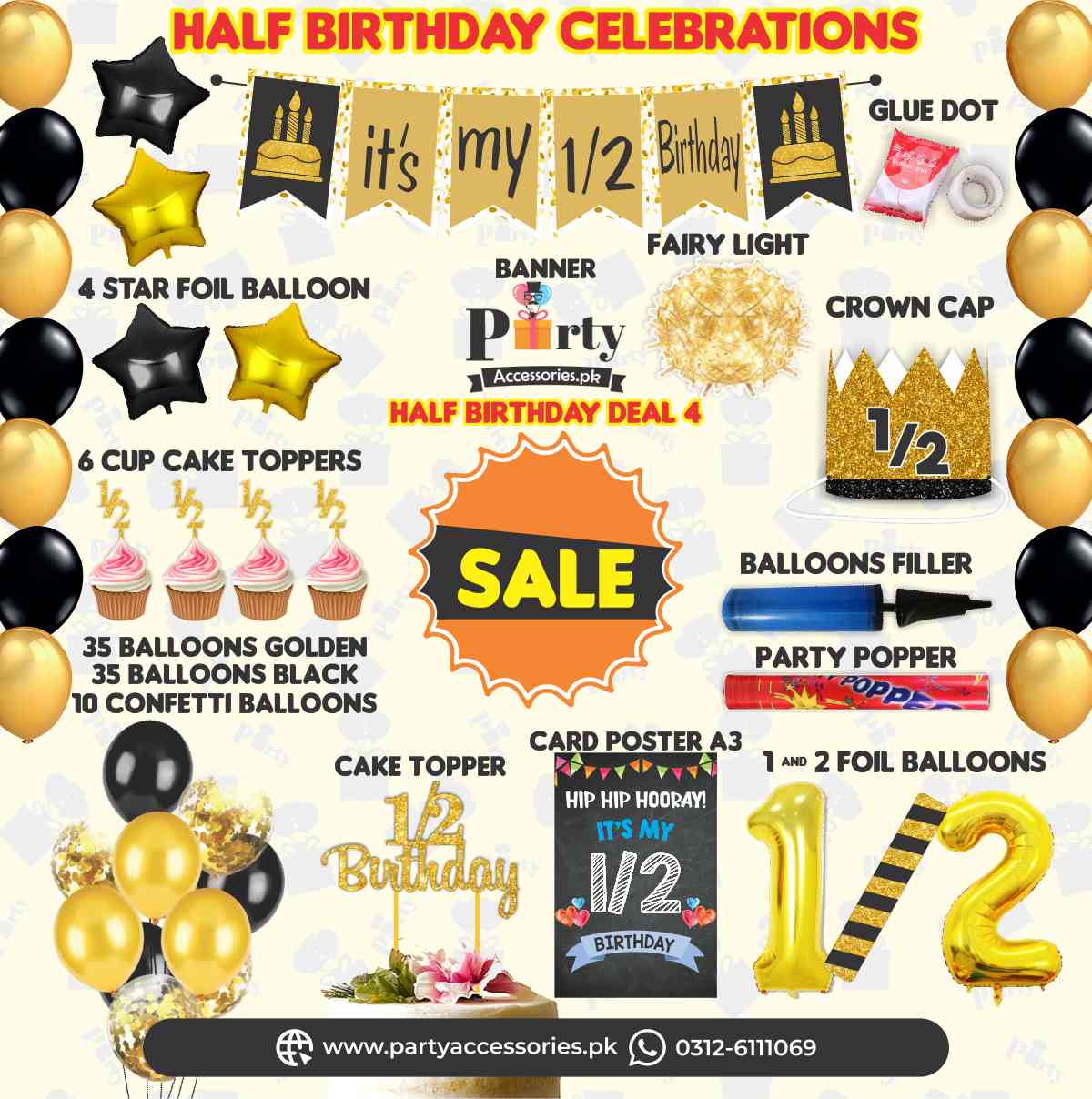 Half Birthday Package deal 4 Premium