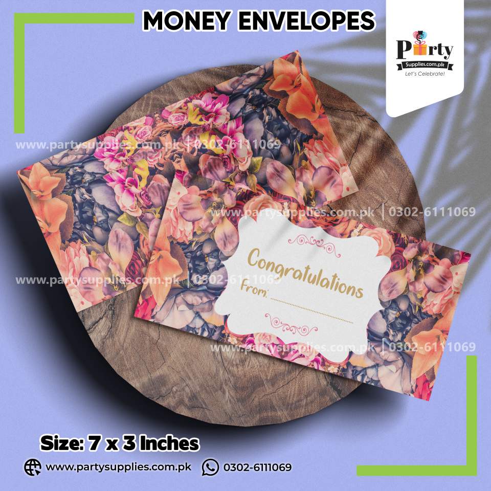 Elegant Money Envelopes for Eidi & Special Occasions - Pack of 12