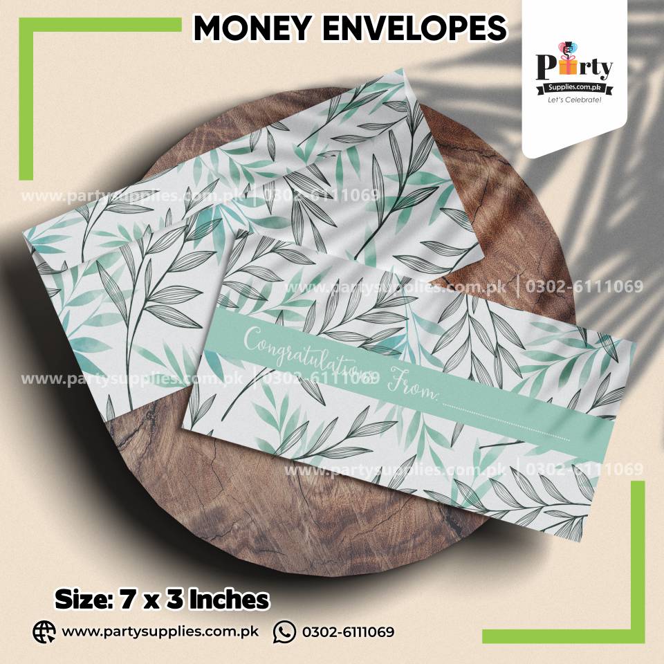 Elegant Money Envelopes for Eidi & Special Occasions - Pack of 12