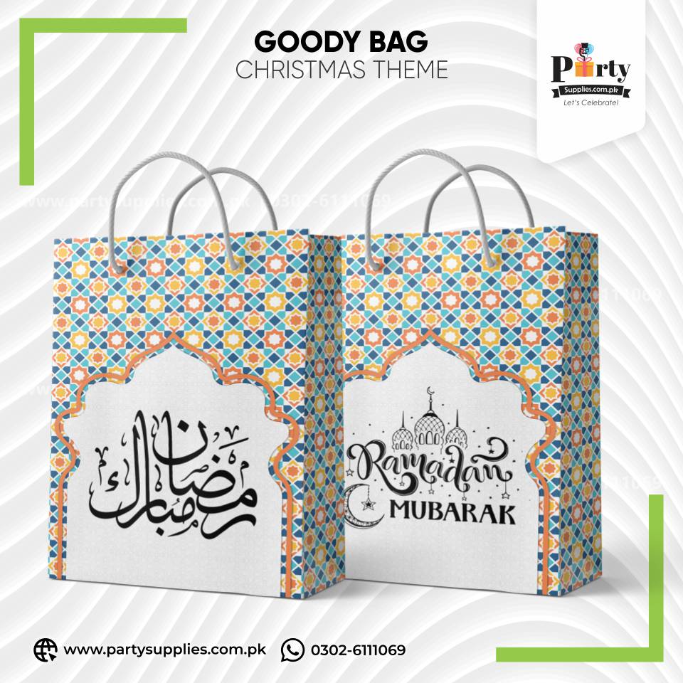 Ramadan Mubarak Favor Bags – Islamic Party Gift Bags