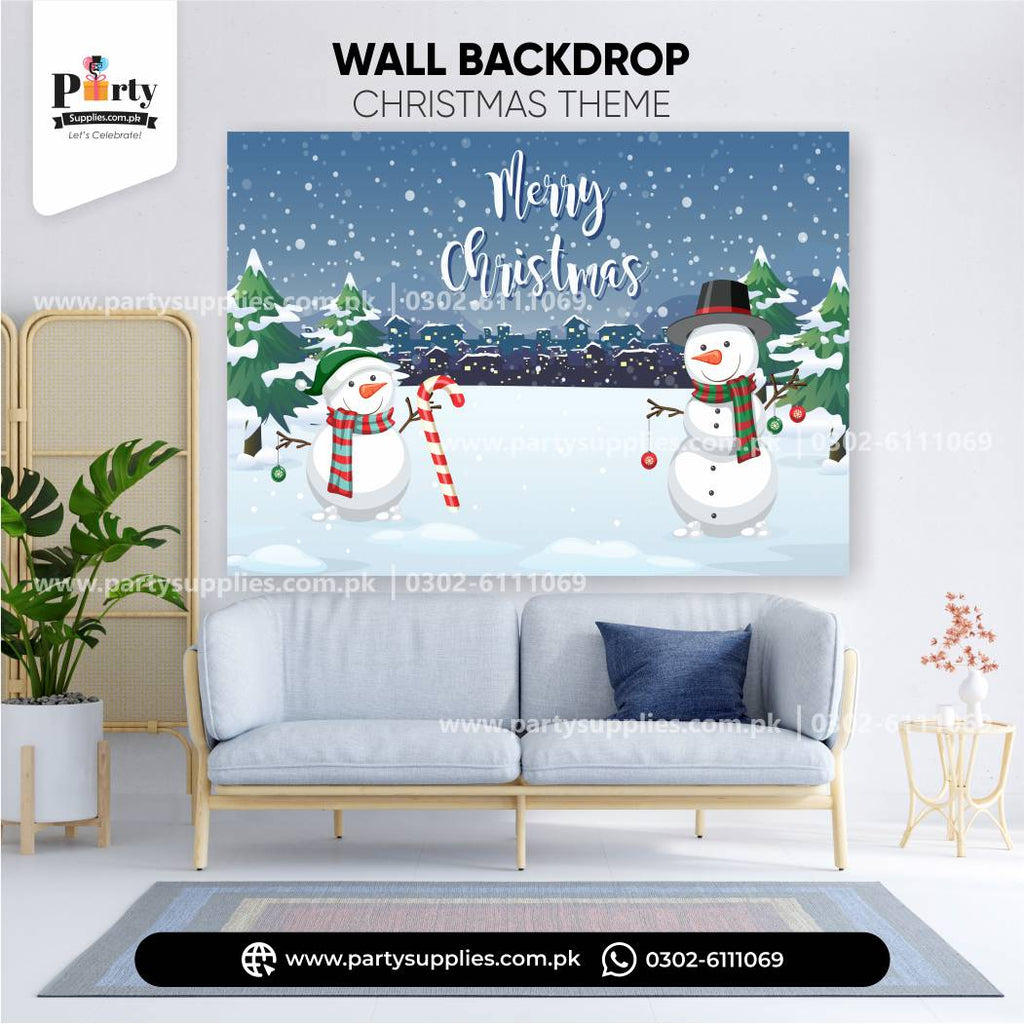 Christmas Party Celebration Wall Backdrop – Festive Decoration