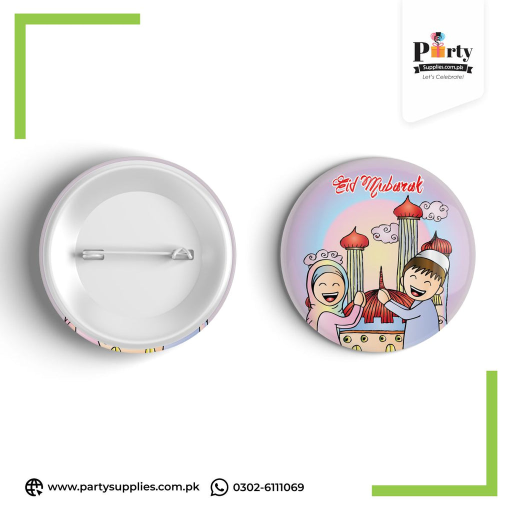 Eid Celebration Eid Mubarak Button Badge