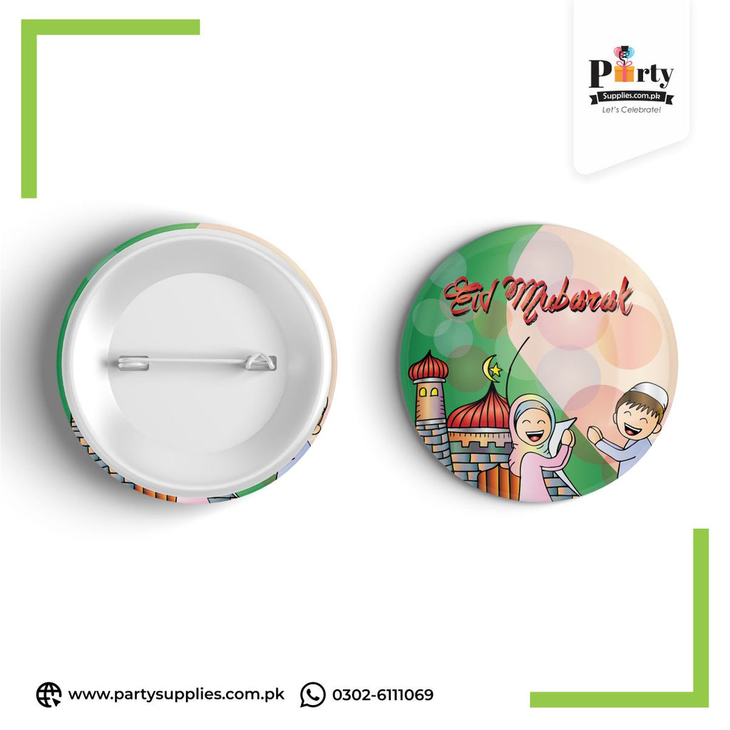 Eid Mubarak Button Badge for Eid Celebration