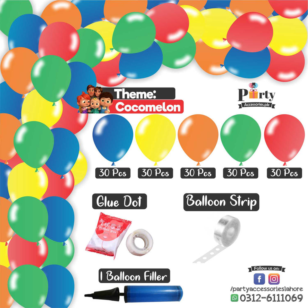 Cocomelon theme Balloon Arch Set Garland