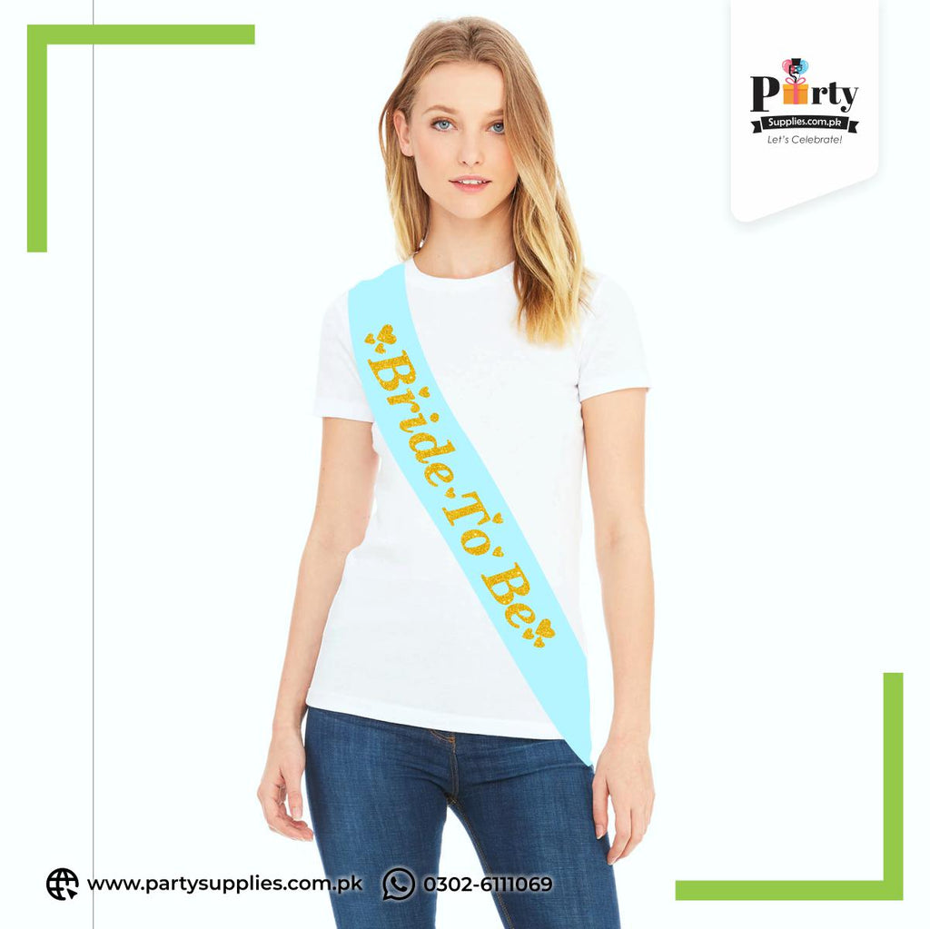 Bride To Be Sash – Elegant Bridal Shower Celebration Accessory
