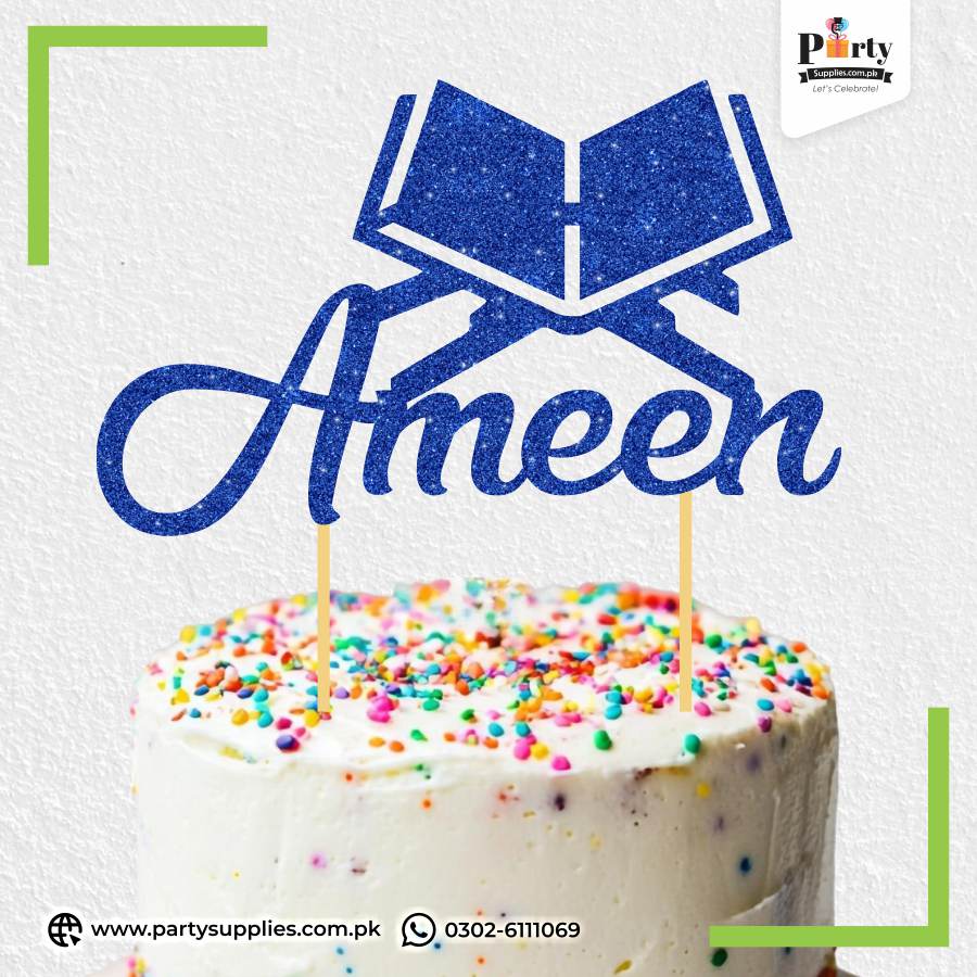 Ameen Cake Toppers in Glitter