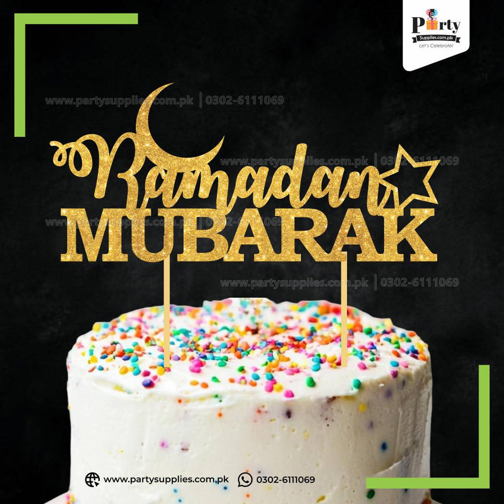 Ramadan Mubarak Cake Decoration Cake Topper