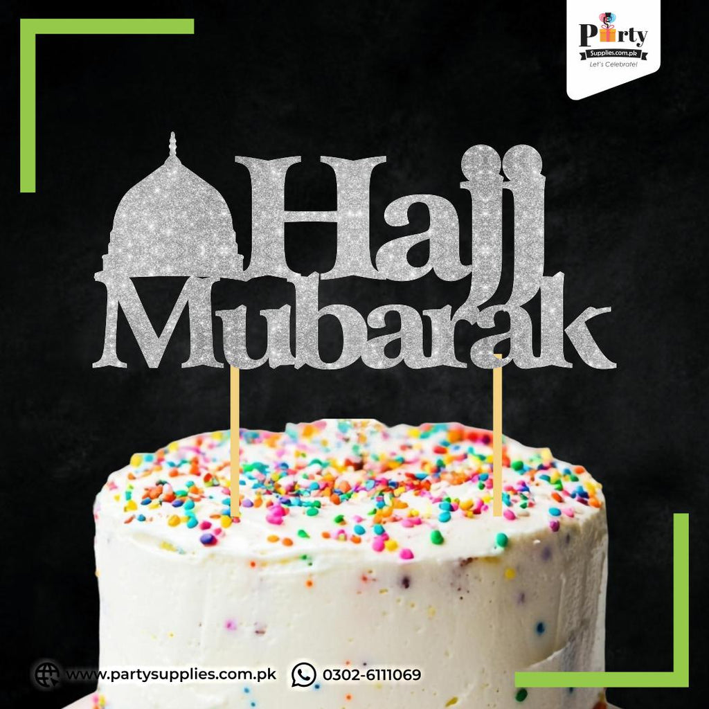 Hajj Mubarak Cake Topper