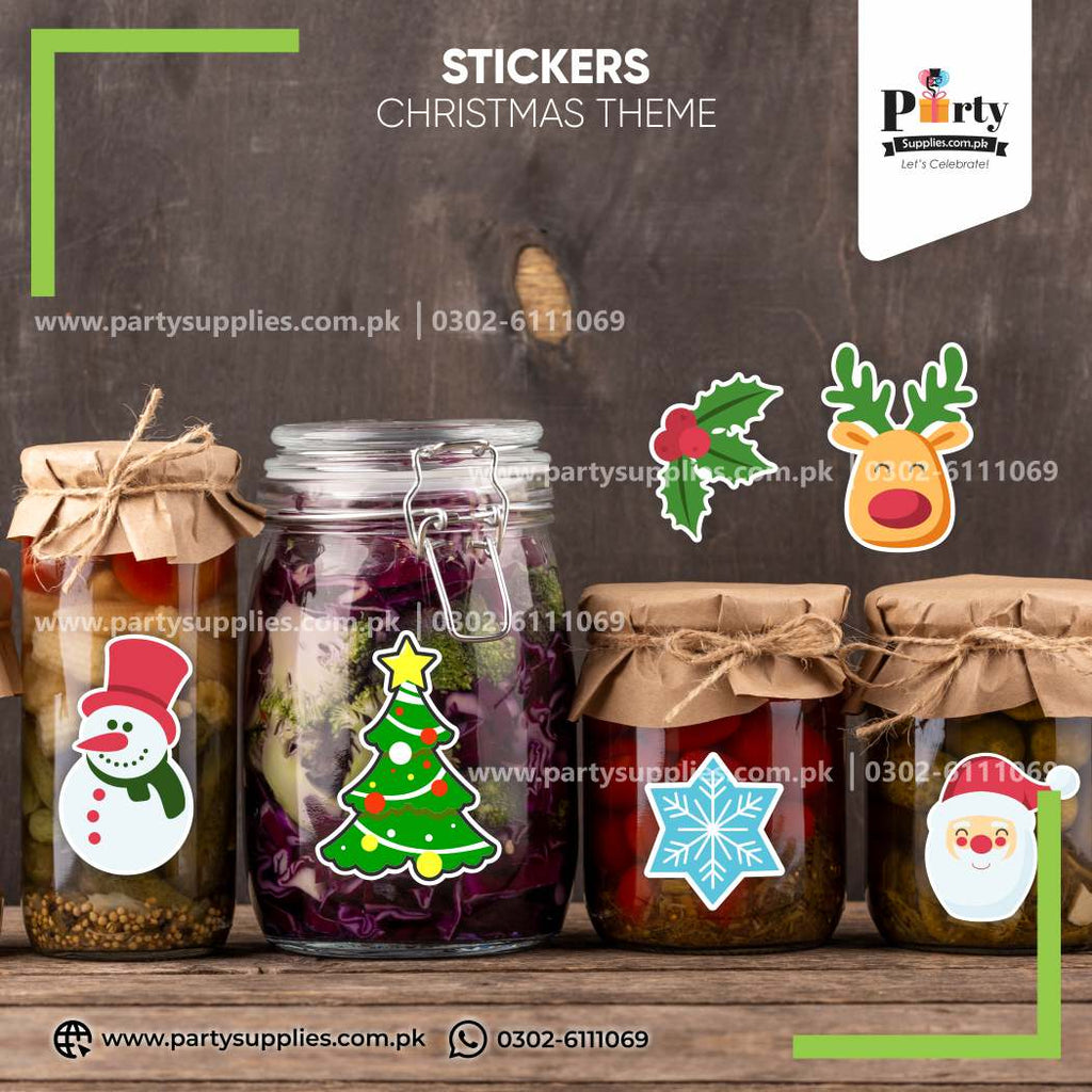 Christmas Theme Cutout Stickers 
