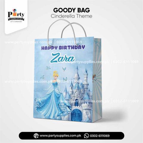 Cinderella Theme Favor / Goody Bags for Birthday Party Decorations