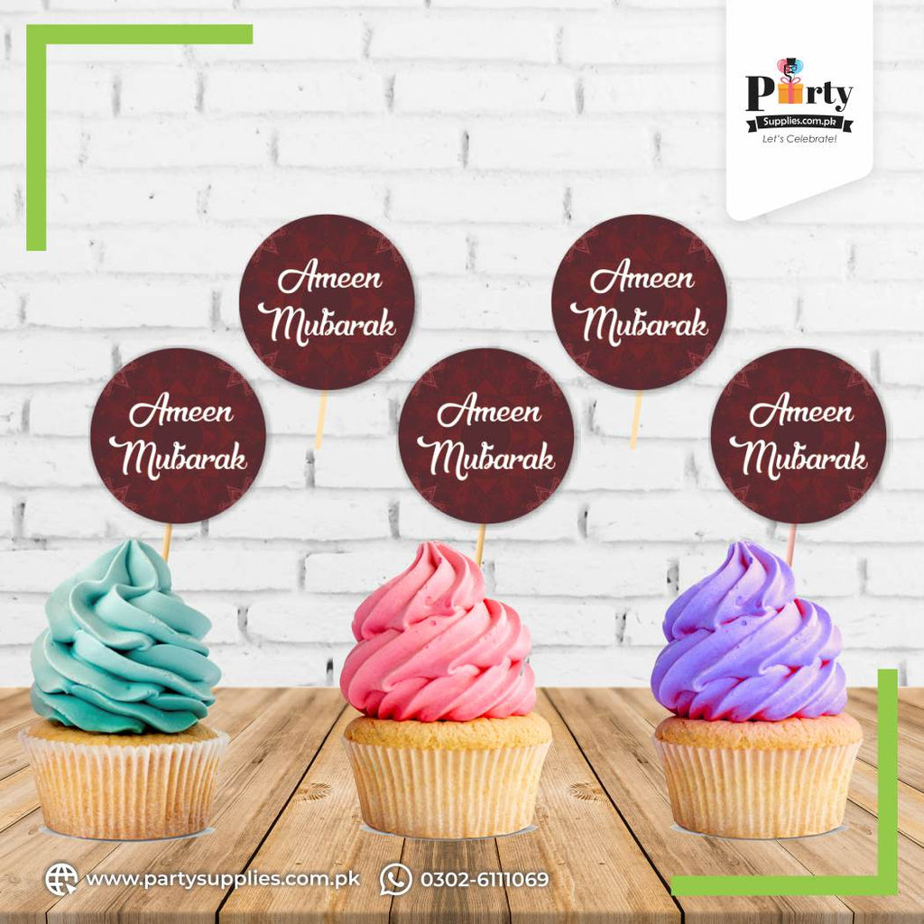 Ameen Mubarak Cupcake topper