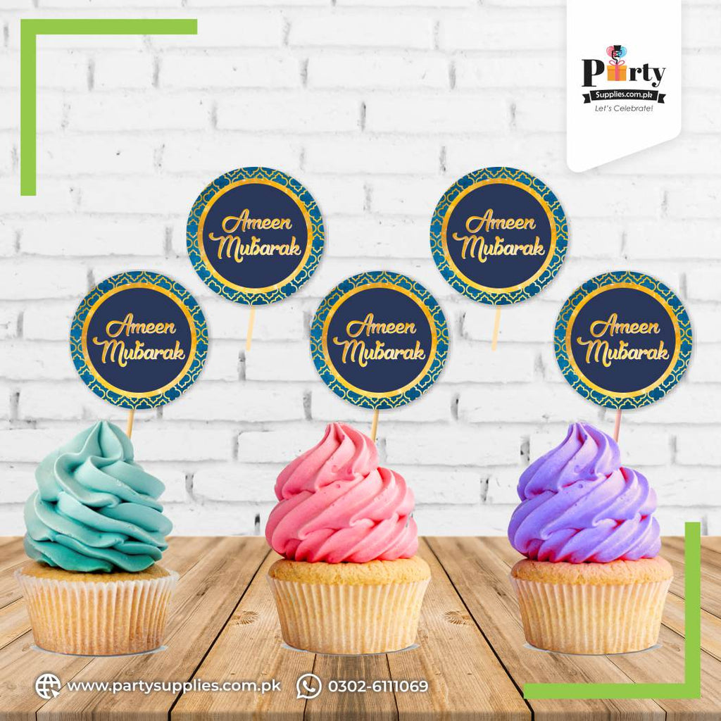 Ameen mubarak cupcake topper for cupcake decoration 
