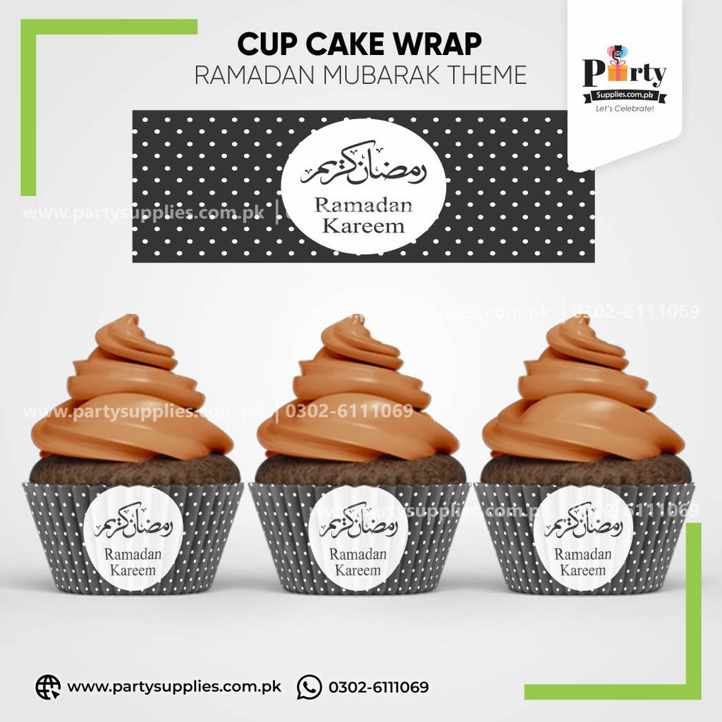 Ramadan Theme Cupcake Wraps – Festive Party Table Decorations 