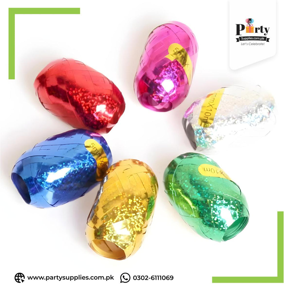 Curling Balloon Ribbon - Vibrant and Decorative Ribbon for Perfect Balloon Decorations