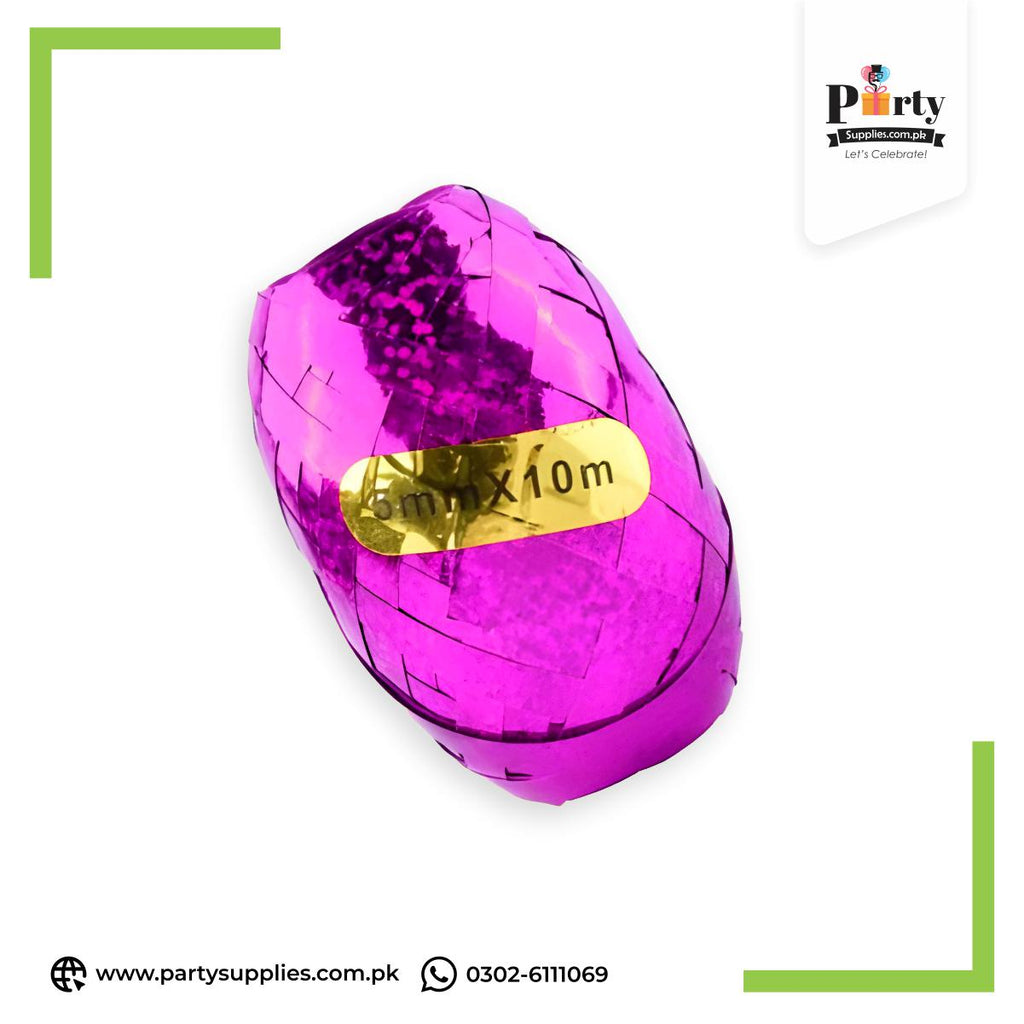 Pink Curling Balloon Ribbon for Balloon Decorations