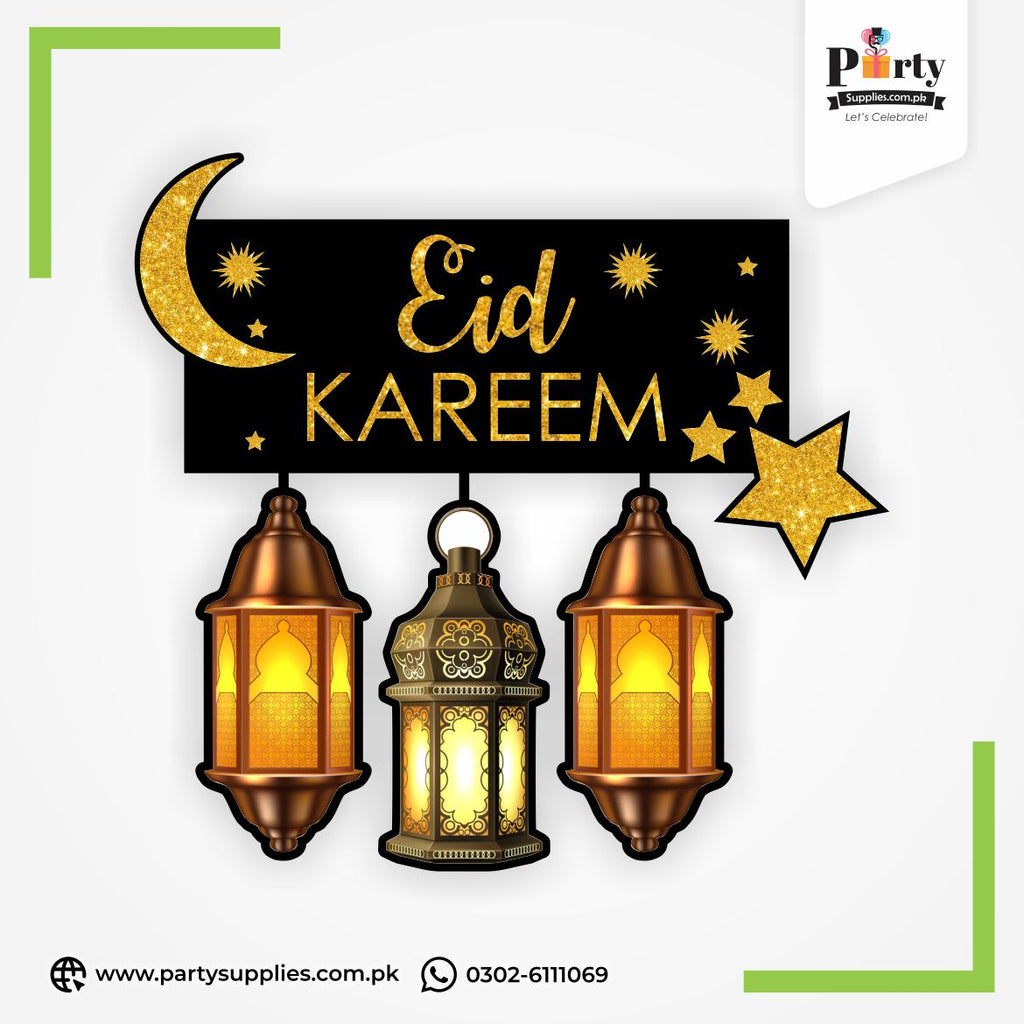 EID Mubarak Wall Hanging Banner Decoration