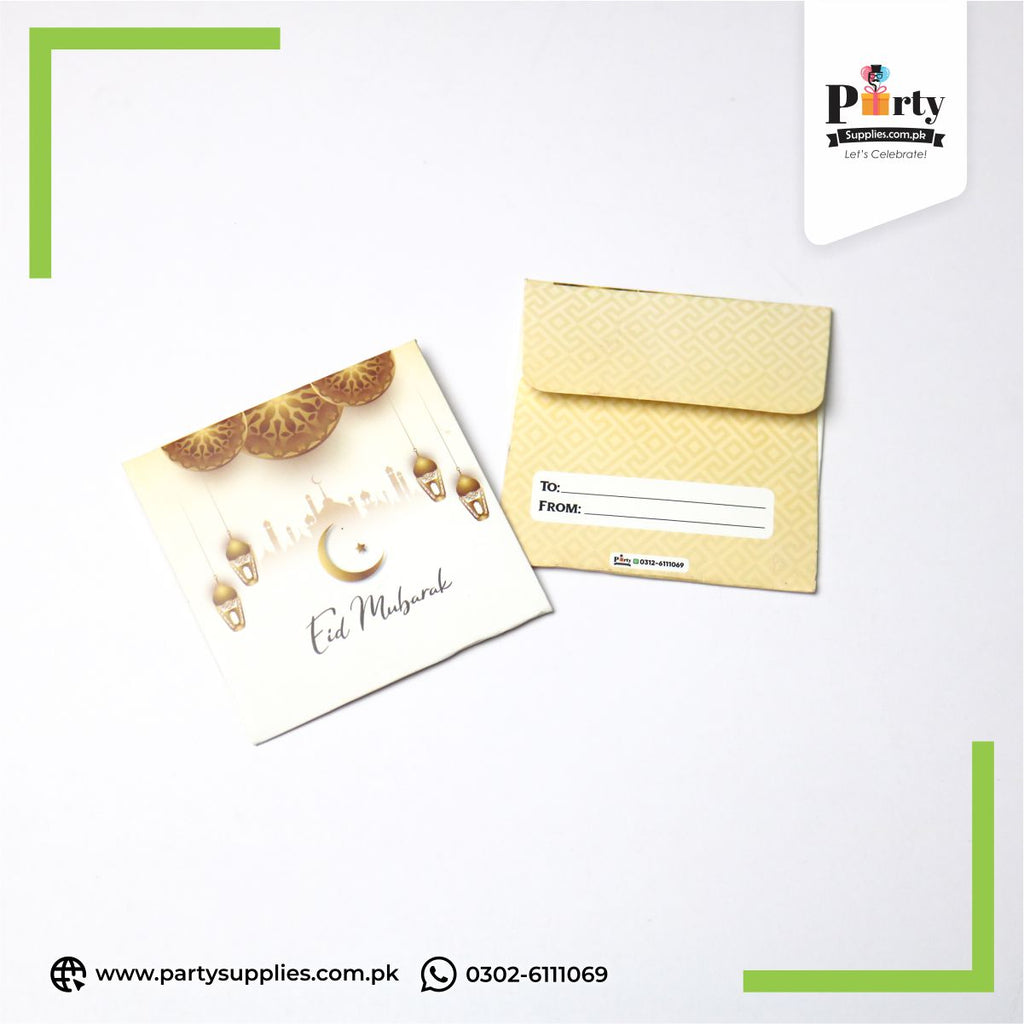 Eidi Envelopes Modern Style Money Envelopes for Eidi Distribution | Pack of 12 pcs