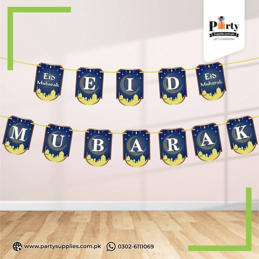 Eid Mubarak Bunting Banner