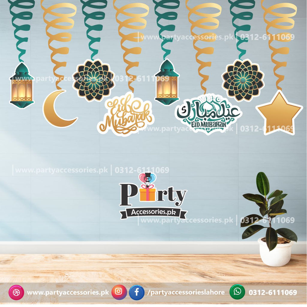 Spiral Hanging Swirls Decorations | Eid Decorations 2025