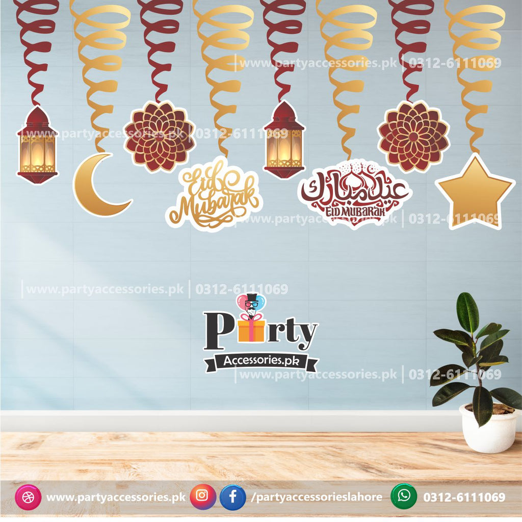 Spiral Hanging Swirls Decorations | Eid Decorations 2025