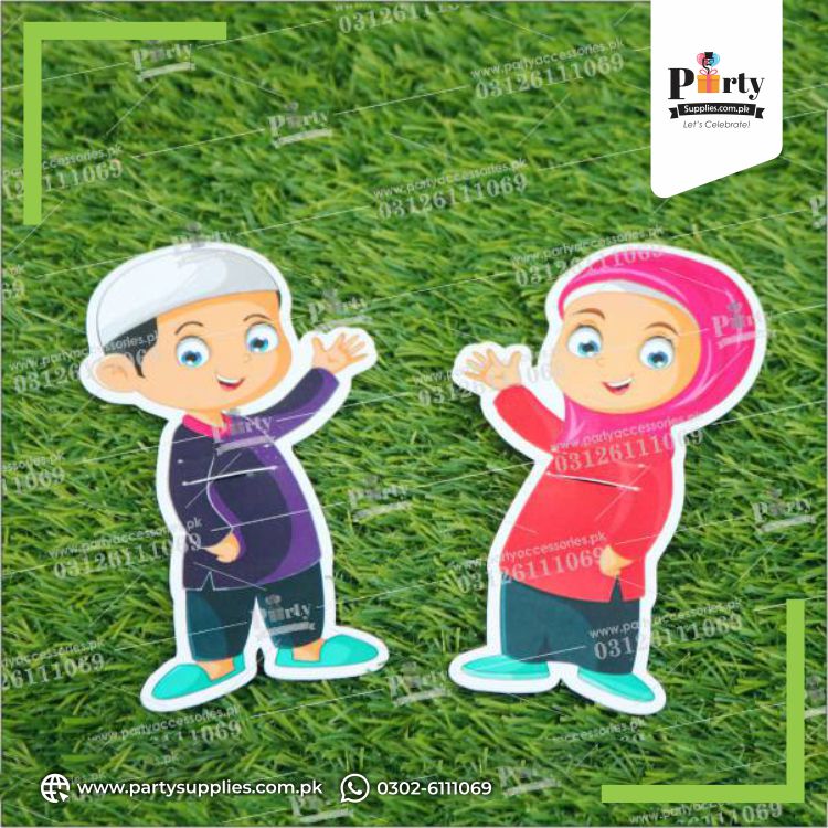 Eidi Giveaway Envelope Cards Boy or Girl Cutouts | Pack of 12