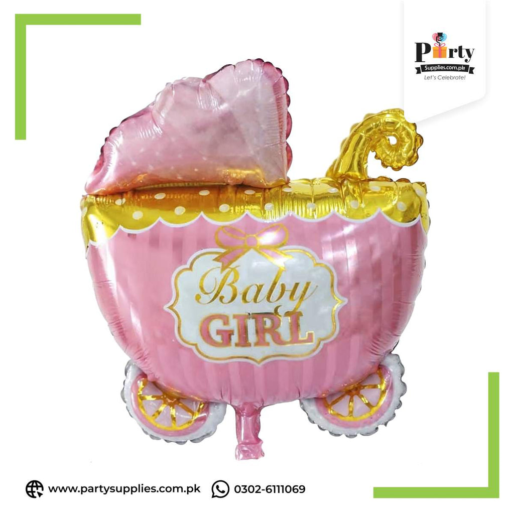 Baby Girl foil balloon for welcome baby decoration 
