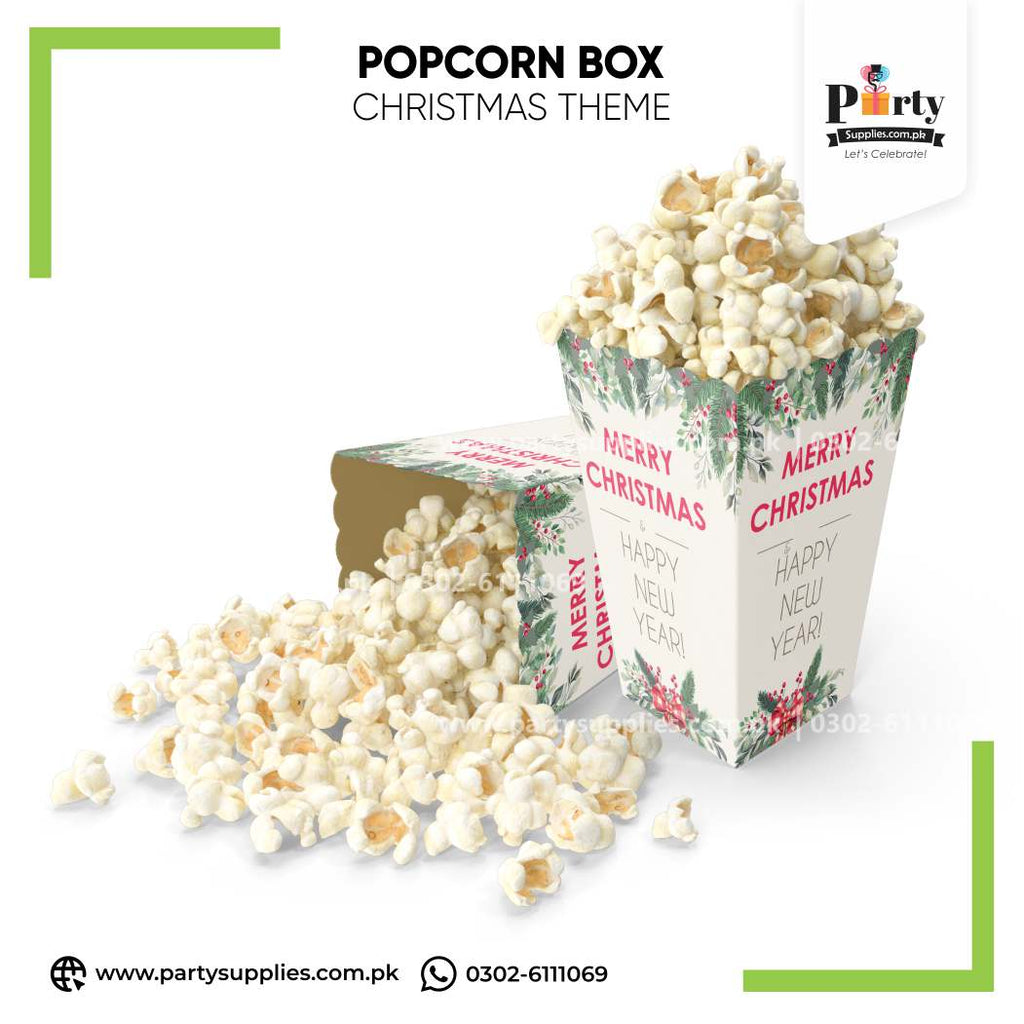 Christmas Popcorn Boxes 