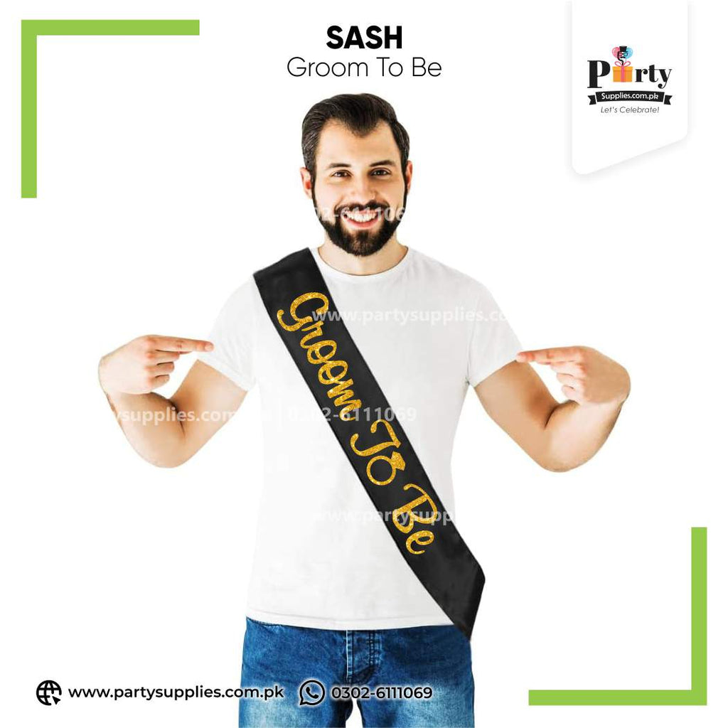 Groom To Be Sash 