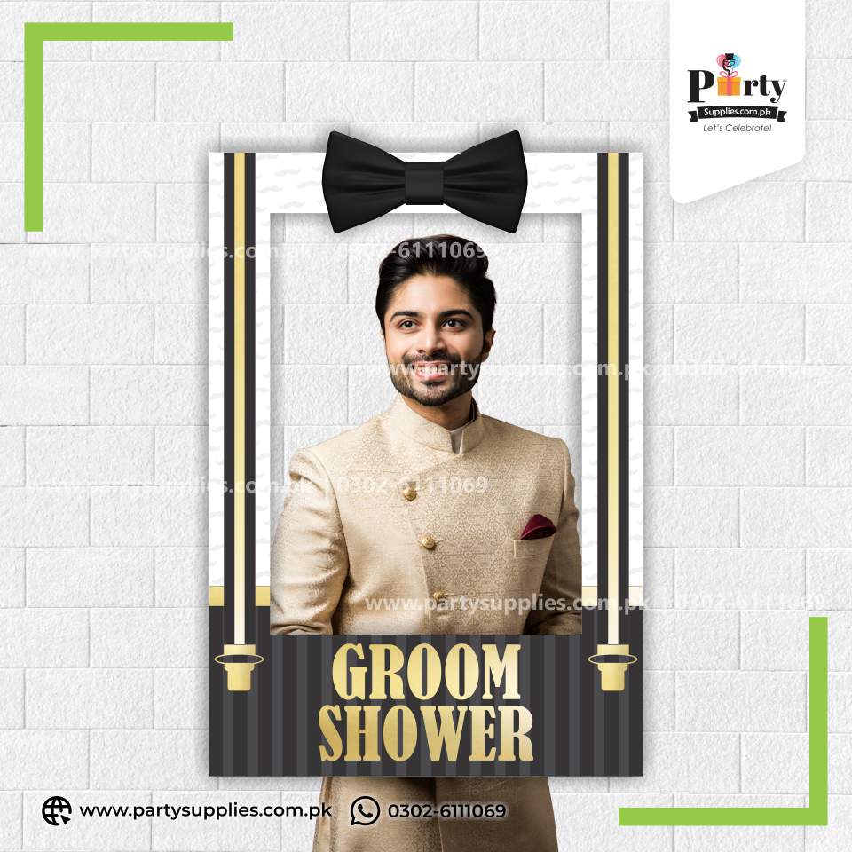Groom Shower Party Celebration Photo Booth