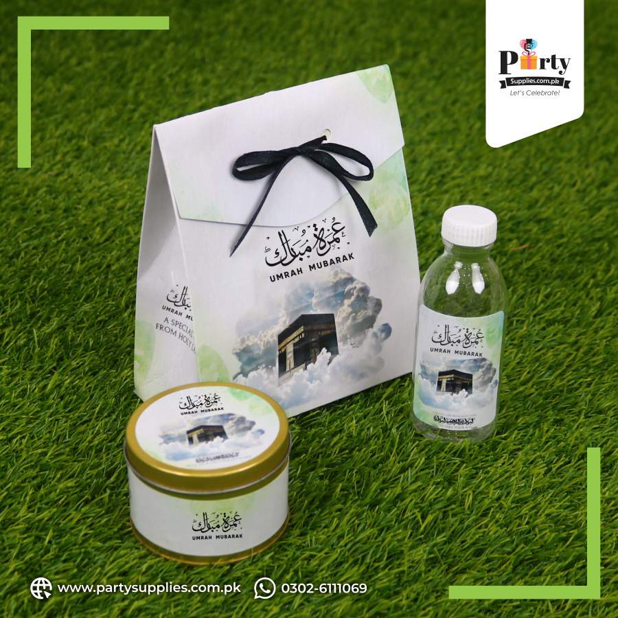 Umrah Tabaruk Distribution Boxes | Umrah Giveaway Packaging Boxes | Pack of 6