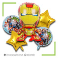 Iron Man Shape Birthday Party Exclusive Foil Balloons Set